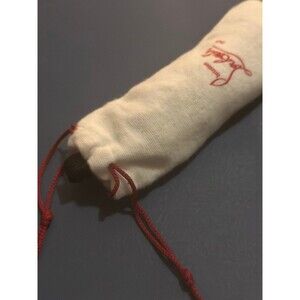 Authentic Christian Louboutin Dust Bag With Replacement black Shoelaces 6”x2”